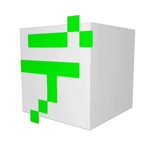 derasen Minecraft avatar head, 3D render
