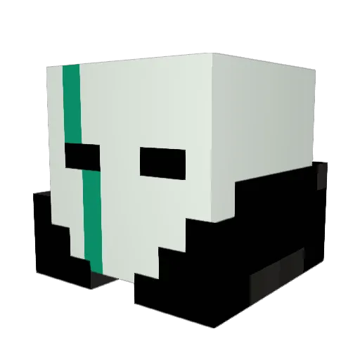 derbudz Minecraft avatar head, 3D render