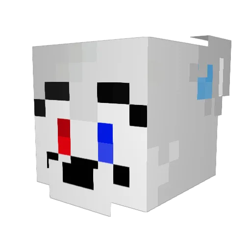 derek_cat2021 Minecraft avatar head, 3D render