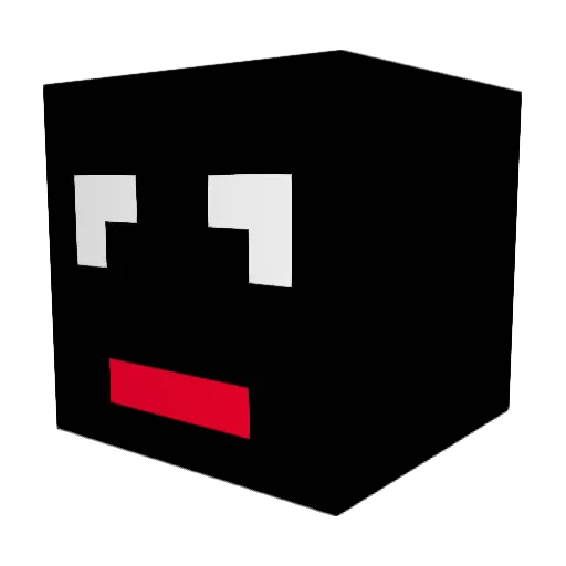 derekseever Minecraft avatar head, 3D render