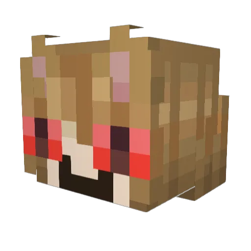 derevnya93 Minecraft avatar head, 3D render