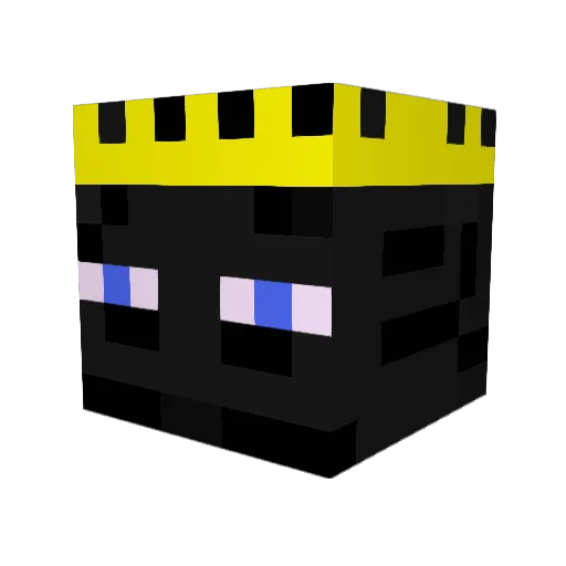 dereyyz Minecraft avatar head, 3D render