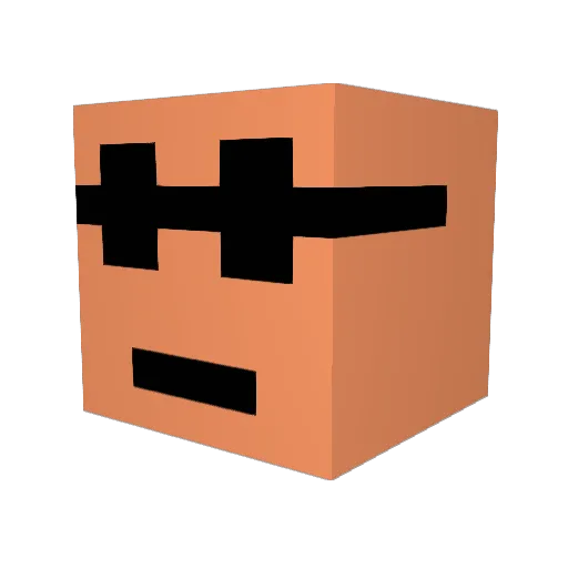 dergaruda Minecraft avatar head, 3D render