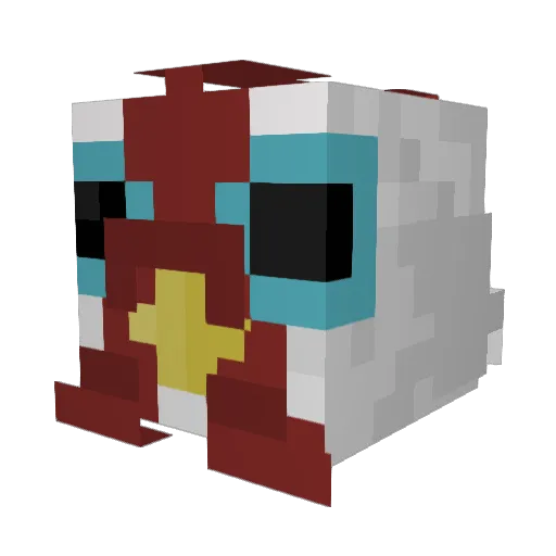 derhammer2312 Minecraft avatar head, 3D render