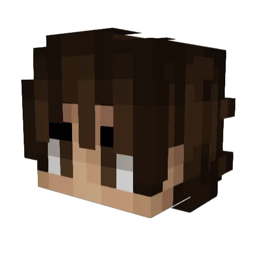 derinyavsagi Minecraft avatar head, 3D render