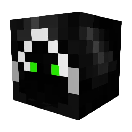 derk4i Minecraft avatar head, 3D render