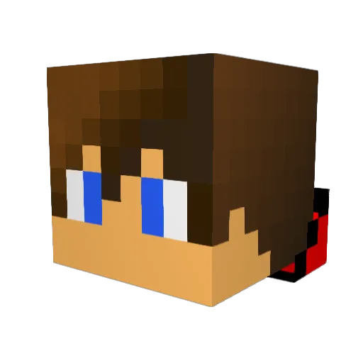 derkiller1950 Minecraft avatar head, 3D render