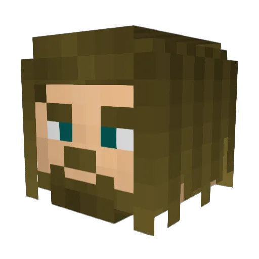 dernetzer88 Minecraft avatar head, 3D render