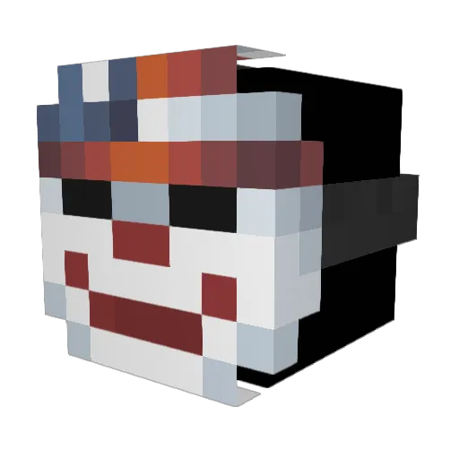 derp700 Minecraft avatar head, 3D render