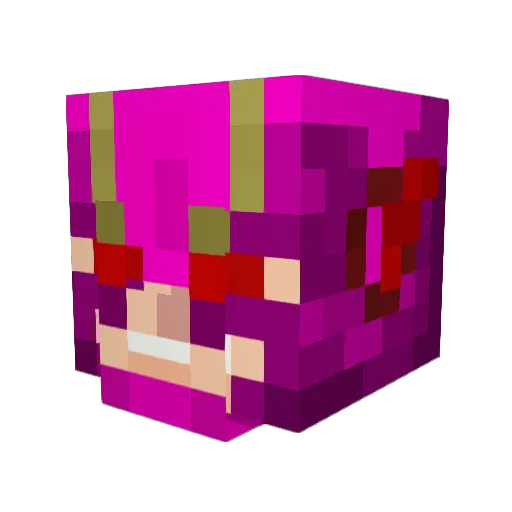 derp90210 Minecraft avatar head, 3D render