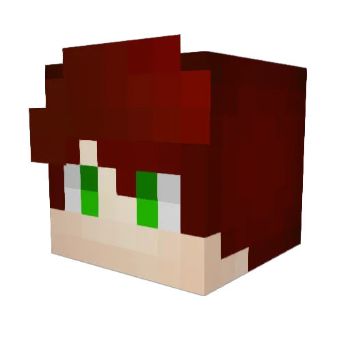 derpalot117 Minecraft avatar head, 3D render