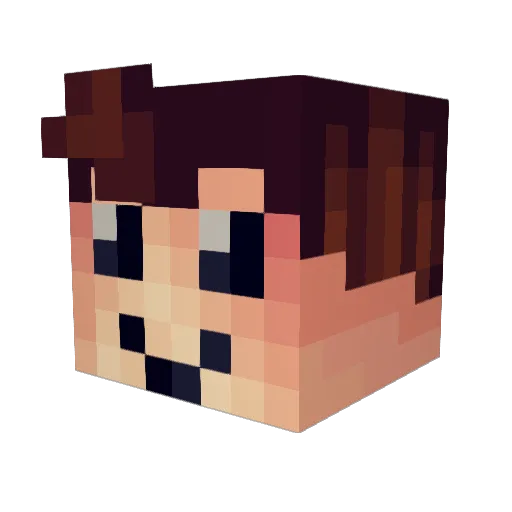 derpboi346 Minecraft avatar head, 3D render