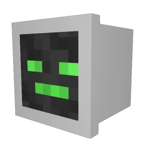 derpman180 Minecraft avatar head, 3D render