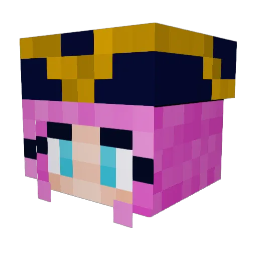derpy_cat101 Minecraft avatar head, 3D render