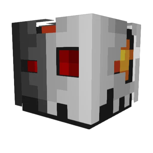 derpyboyorigins Minecraft avatar head, 3D render