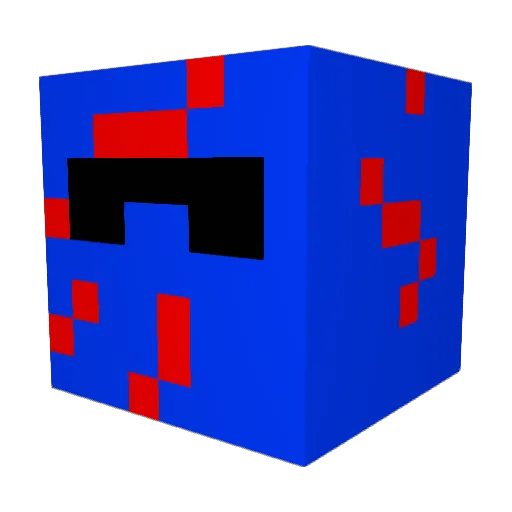 derpysquid12345 Minecraft avatar head, 3D render