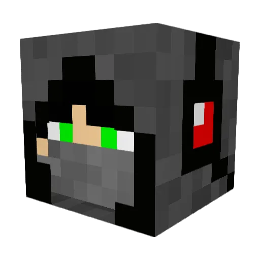 derpystiles54 Minecraft avatar head, 3D render
