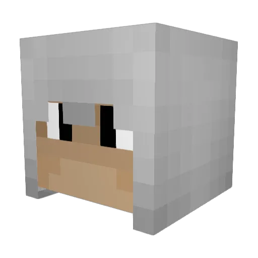 derrikstone Minecraft avatar head, 3D render