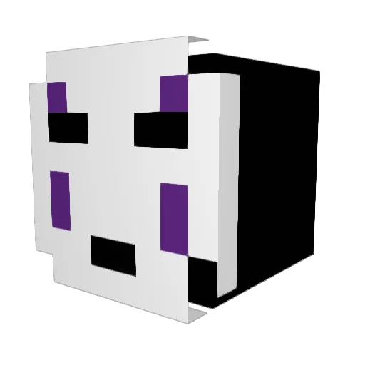 derrry Minecraft avatar head, 3D render