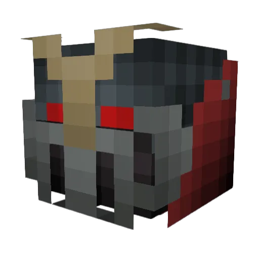 derung120 Minecraft avatar head, 3D render