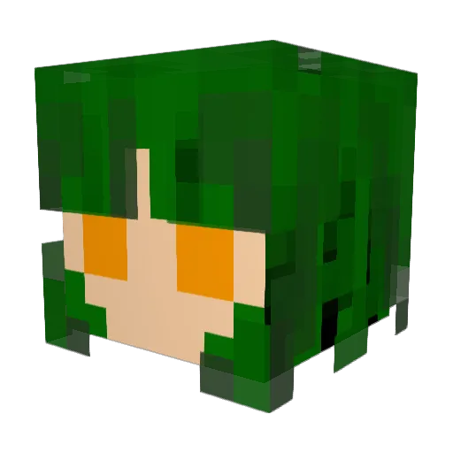 deruta1 Minecraft avatar head, 3D render