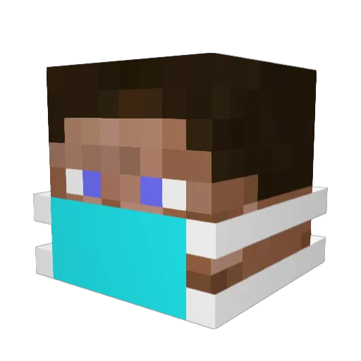 desandboxpro Minecraft avatar head, 3D render