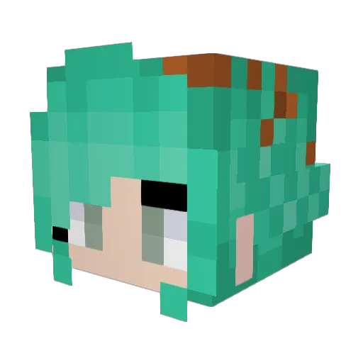 desboi06 Minecraft avatar head, 3D render