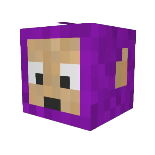 desdares Minecraft avatar head, 3D render