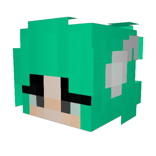 deser7ea61ea666 Minecraft avatar head, 3D render