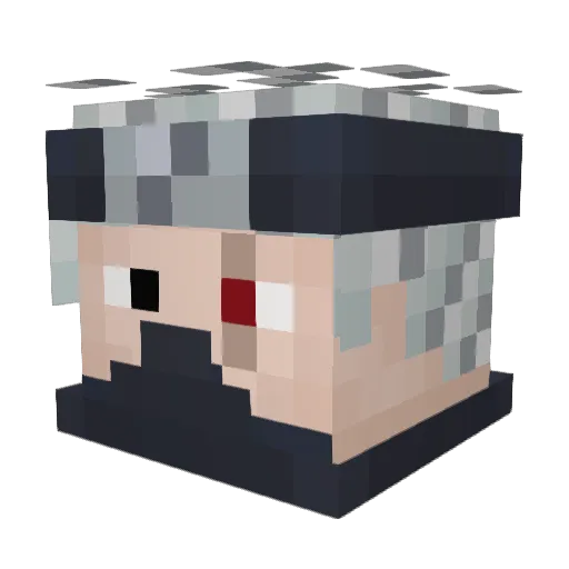 desertduos Minecraft avatar head, 3D render