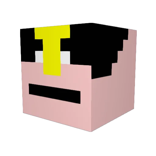 deserteagle50Z Minecraft avatar head, 3D render