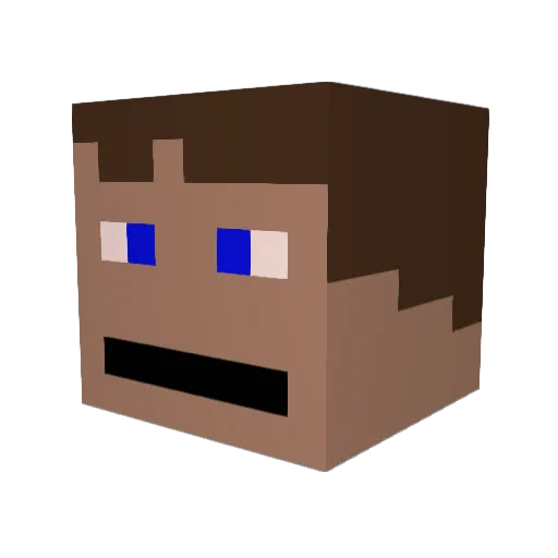 desertoasis1234 Minecraft avatar head, 3D render