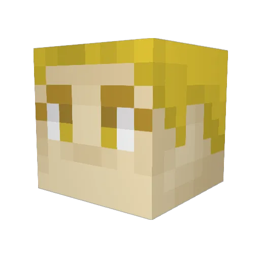 desfreak Minecraft avatar head, 3D render