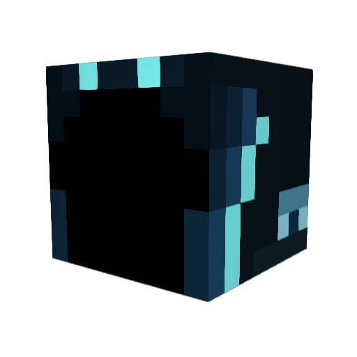 design_pirate Minecraft avatar head, 3D render