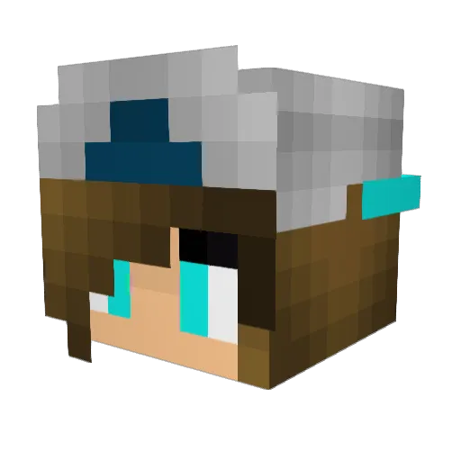 designergirl90 Minecraft avatar head, 3D render