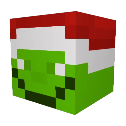 desire1223 Minecraft avatar head, 3D render