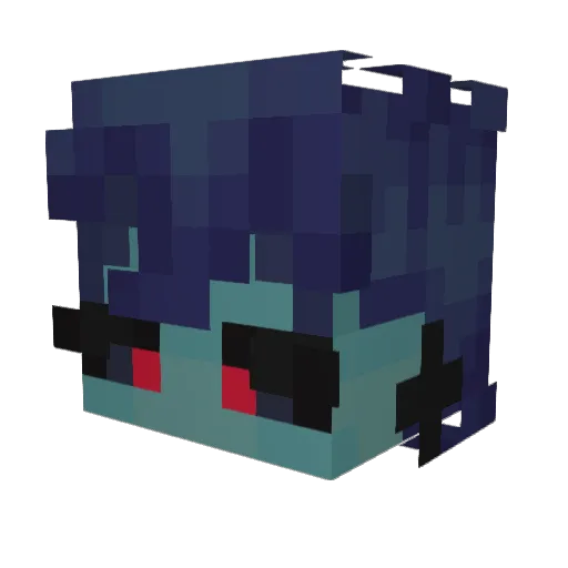 desired_effect Minecraft avatar head, 3D render