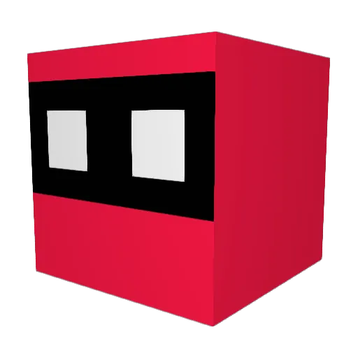 desis2014 Minecraft avatar head, 3D render