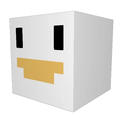 desjean13 Minecraft avatar head, 3D render