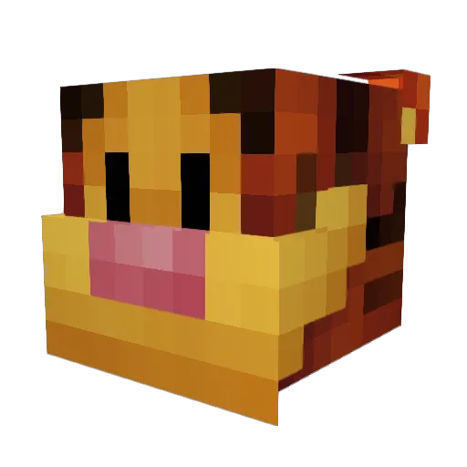 desman1 Minecraft avatar head, 3D render
