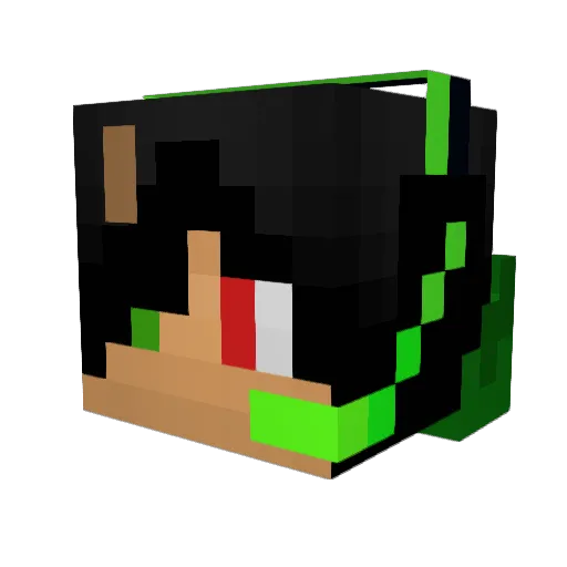 desmondlosy Minecraft avatar head, 3D render
