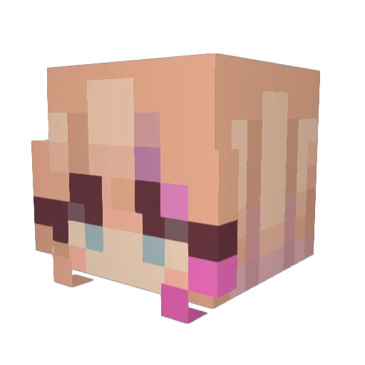 desmoneyyk Minecraft avatar head, 3D render
