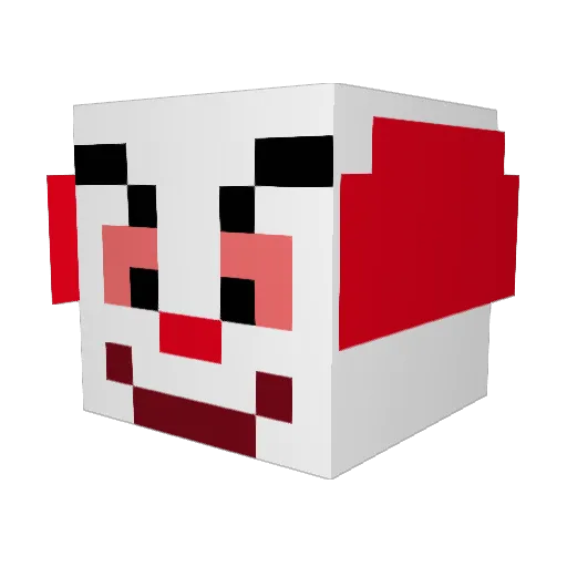 desonos Minecraft avatar head, 3D render