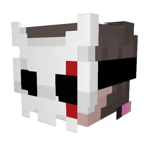 desordi1 Minecraft avatar head, 3D render