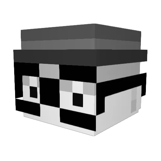 despaaaa Minecraft avatar head, 3D render
