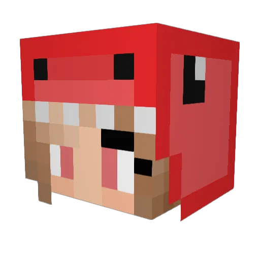 despacheeto69 Minecraft avatar head, 3D render