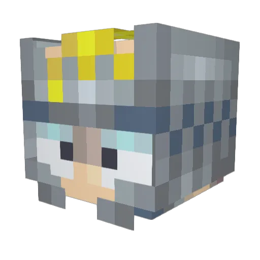 despair_sauce Minecraft avatar head, 3D render
