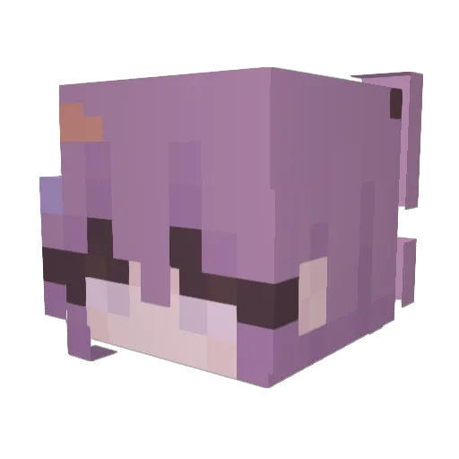 desperadofeline Minecraft avatar head, 3D render