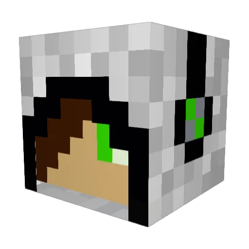 desperados37100 Minecraft avatar head, 3D render