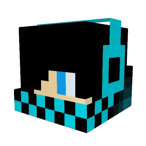 despora1 Minecraft avatar head, 3D render